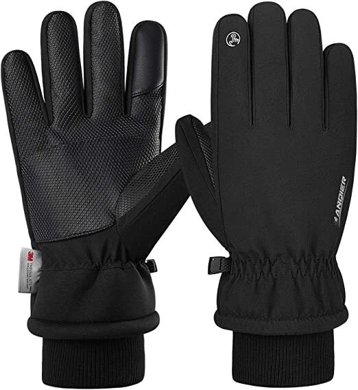 Thermal Gloves for Winter, -15℉(-26℃) Touch Screen Ski Gloves (large)