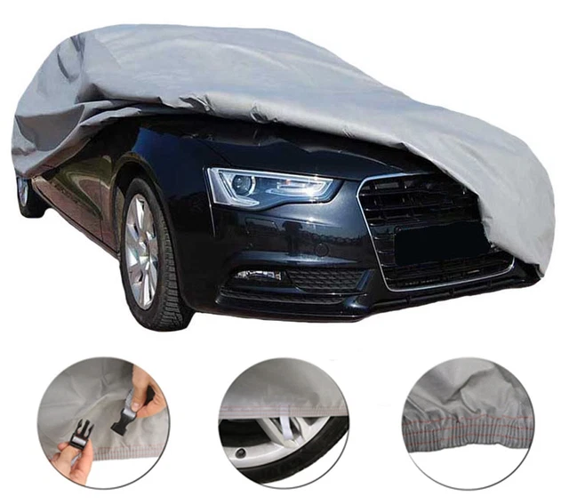 Telo Antigrandine Per Fiat 500, 500C, 500E, Abarth 500 (2007-2024), In Tela Oxford 210, Impermeabile E Traspirante, Con Cerniera Laterale E Strisce Riflettenti