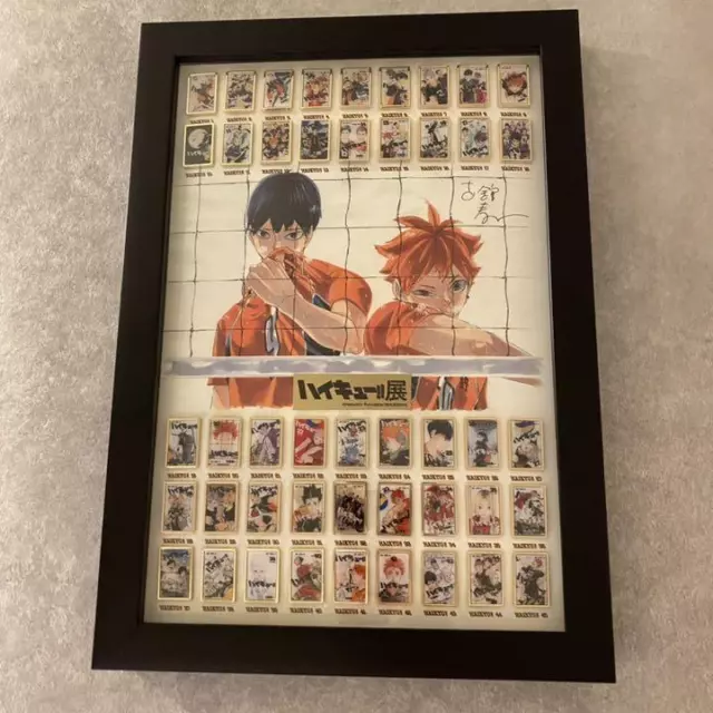 Haikyuu Exhibition Whole Volume Comics Cover Art Pins Complete Set USED JUMP