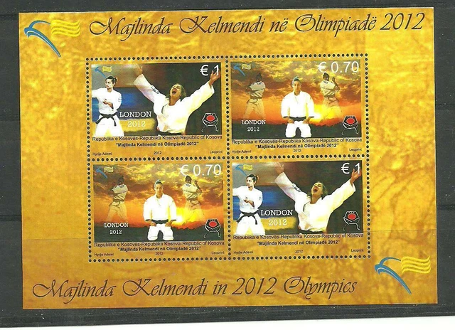 KOSOVO Olympische Spiele 2012 LONDON BLOCK MNH SELTEN