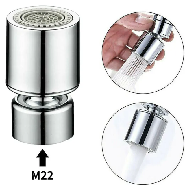 Kitchen Tap Aerator 360° Rotate Faucet Swivel End Diffuser Adapter Spray Filter