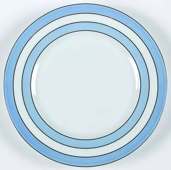 Raynaud Limoges Transat Blue Dessert plate