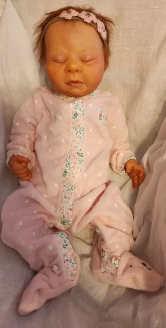 Realistic Reborn Baby Doll Kaelin, 2010 Denise Pratt 4.5Lb Preemie. Adult Owned!