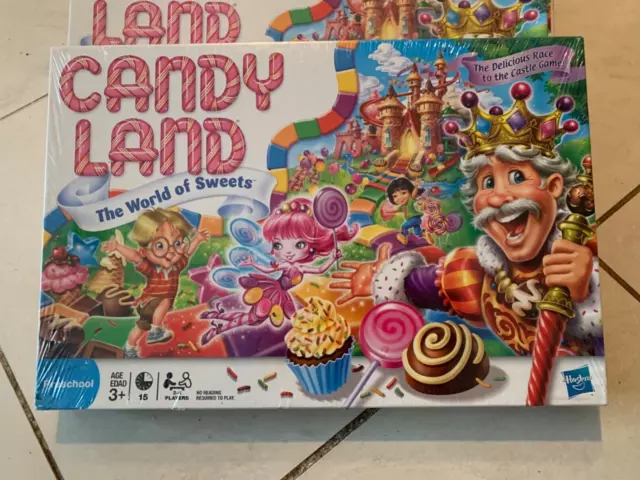 HASBRO CANDY LAND Kingdom Of Sweet Adventures. Board Game For Kids Ages