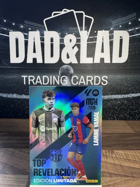 Carte Panini MGK FC Barcelona Anthology - Messi, Yamal, Suarez, Lewandowski - Rare - Etat Near Mint