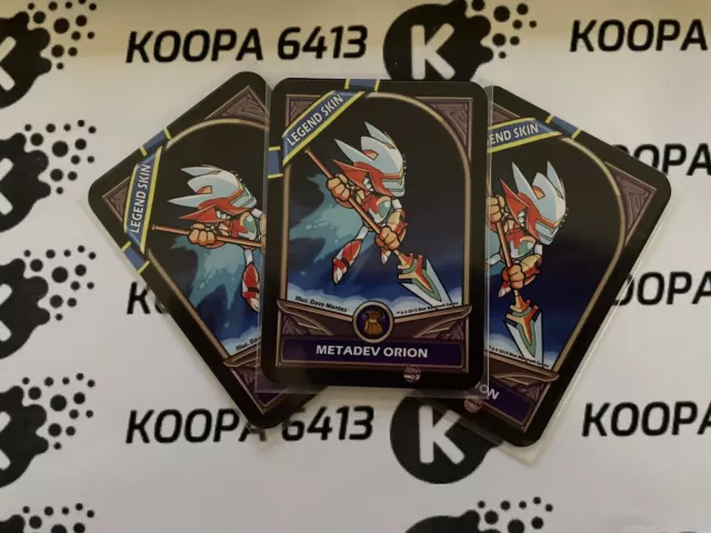 Brawlhalla - Metadev Brynn Legend Skin Code and Card Unused 2017 + Pin