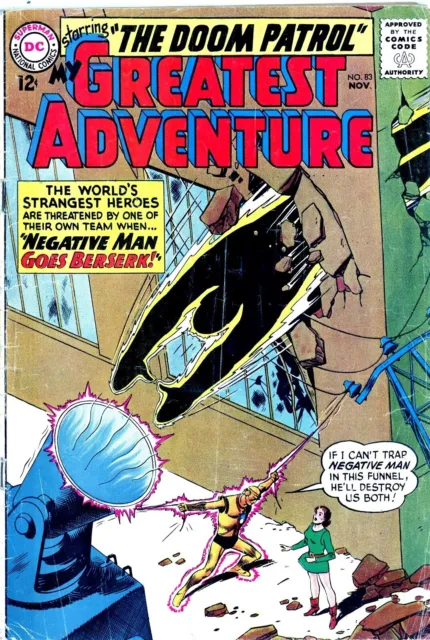 MY GREATEST ADVENTURE #83 - "Negative Man Goes Berserk!" -NO RESERVE!