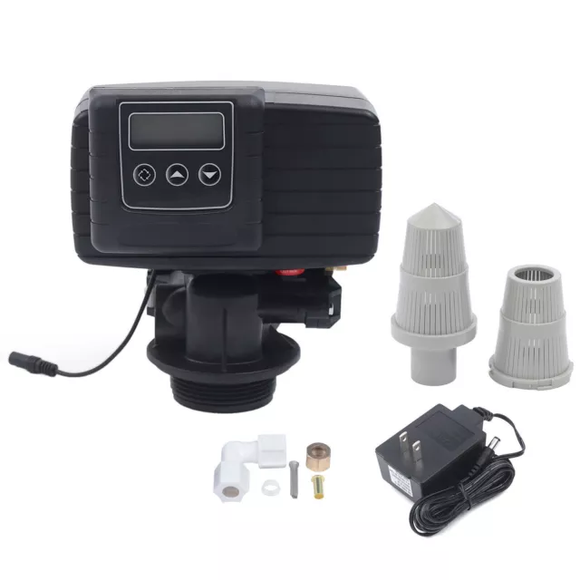 Válvula de control digital para filtro de agua ablandador tanque de resina cabezal de retrolavado NUEVO