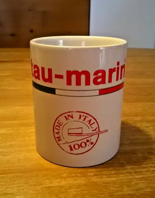 TAZZA PUBBLICITARIA TAU-MARIN protezione e prevenzione dentaria