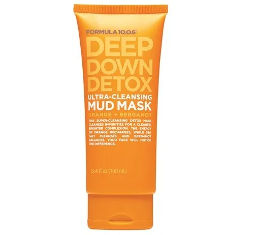 Formula 10.0.6 Deep Down Detox Ultra Cleansing Mud Mask, 3.4 fl oz / 100 ml