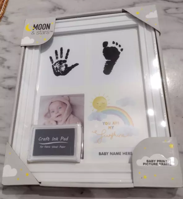 Newborn Babyprint Picture Frame Kit -8"x10" Frame - New in Package