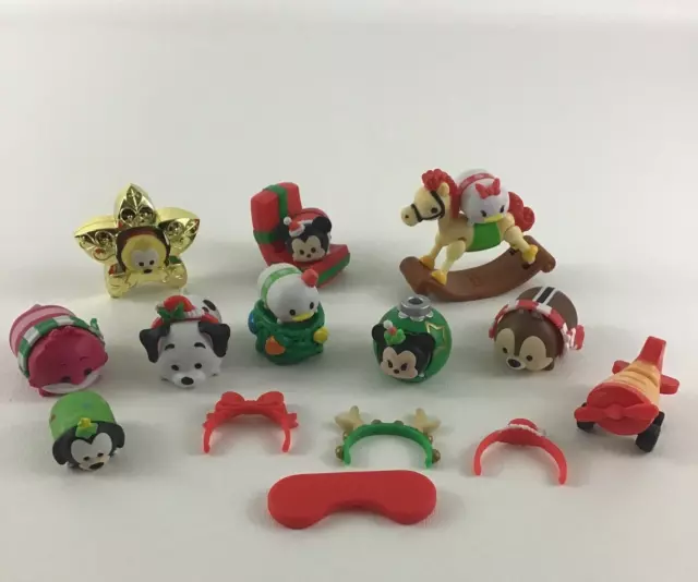 Disney Mickey & Friends Tsum Tsums Mini Stackable Figures Christmas Holiday