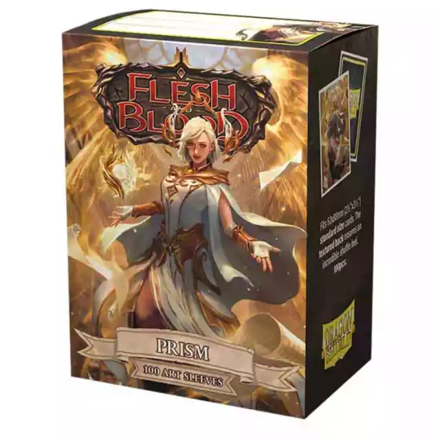 Prism Flesh and Blood Art Matte 100 ct Dragon Shield Sleeves Standard Size