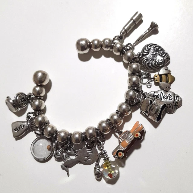 Italien-Flagge Charm Perle Aus Silber – Für Charm-Armbänder | Geschenk Für Frauen & Mädchen