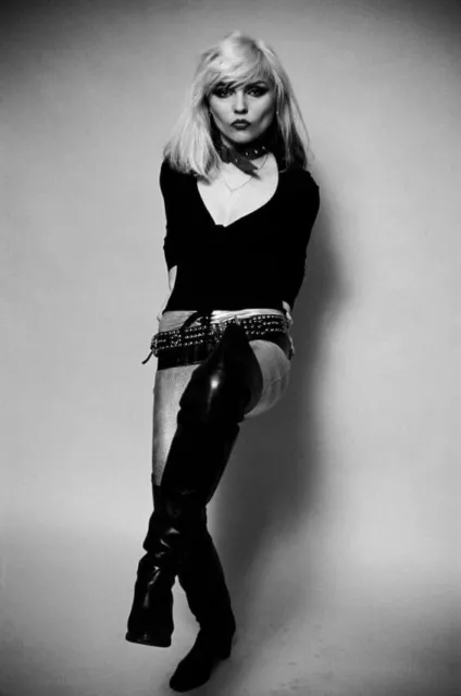 Scarce Large Photo Blondie Debbie Harry Good Condition