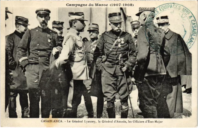CPA AK Casablanca General Lyautey, General d'Amade MOROC (1318467)