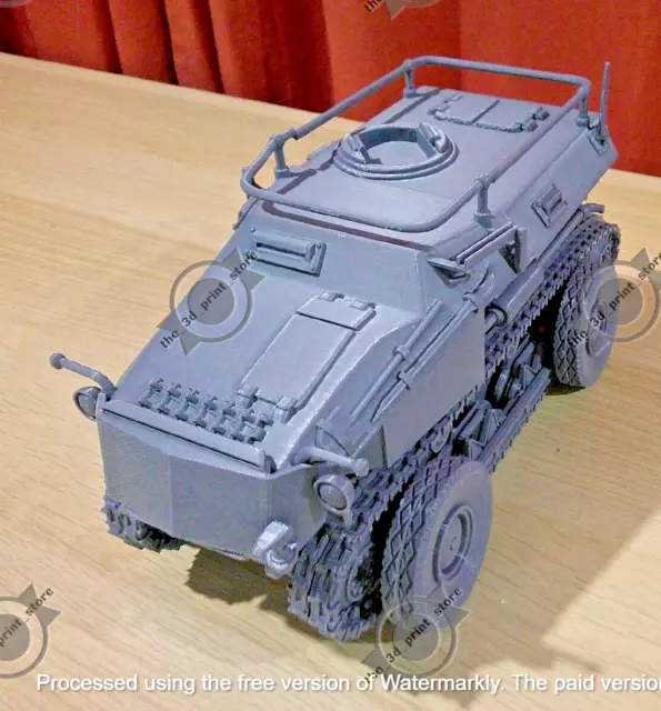 Ww2 German Sd.kfz.254 Tractor Scout Car Germany 3D Printed,Many Scales Available