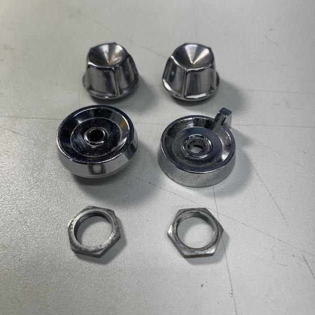 1958 1959 1960 Chevrolet Radio Knobs Set￼￼ NICE