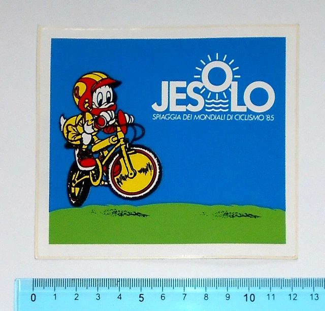 Autocollant Vintage – Jesolo Mondiali Ciclismo BMX – Années 80 – Original
