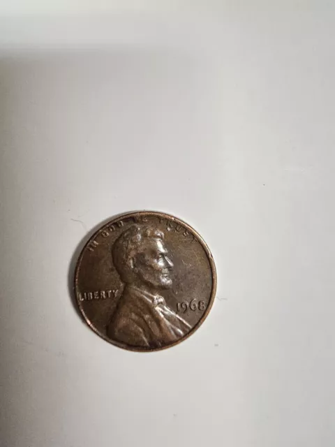 1968 Lincoln Penny with Error on Top Rim and "L" in Liberty on Edge Plus More