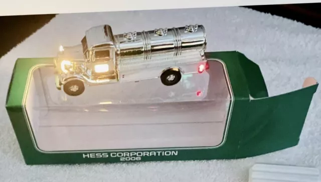 2006 Hess Chrome Mini "First Hess Truck, NYSE Special Edition Not Sold To Public