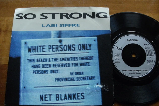 LABI SIFFRE 1987 SO STRONG 45 rpm 7" VINYL SINGLE  RECORD