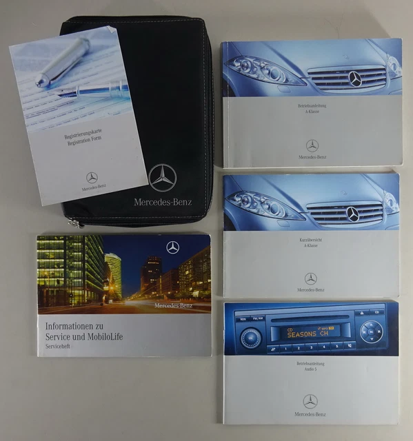 Console Di Navigazione KUDA In Pelle Nera Per Mercedes Classe A (W168, Fino Al 2001) - Design Testato TÜV
