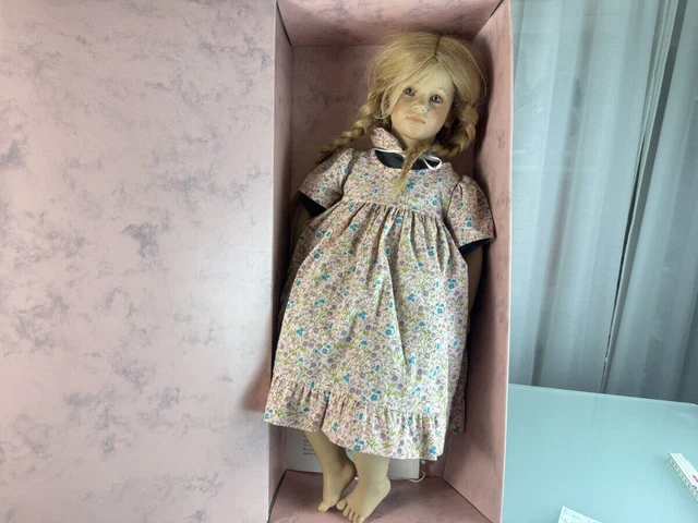 POUPÉE EN VINYLE Annette Himstedt Georgi II 70 cm. en parfait état EUR
