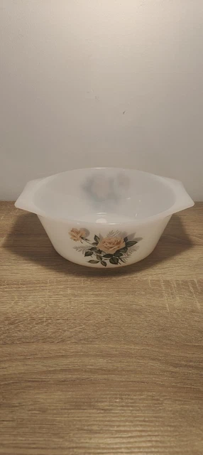 1 PLAT ROND ARCOPAL VINTAGE 1978 - DECORS FLEURS ANEMONES