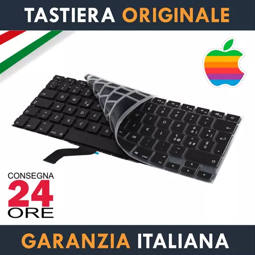 Tastiera Originale Apple MacBook Pro 13" Pollici Retina A1425 Italiana + Cover