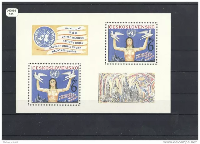 G042014/101 - Tchecoslovaquie 1982 - Yt Bf Nâ° 53 ** (Mnh) Luxe