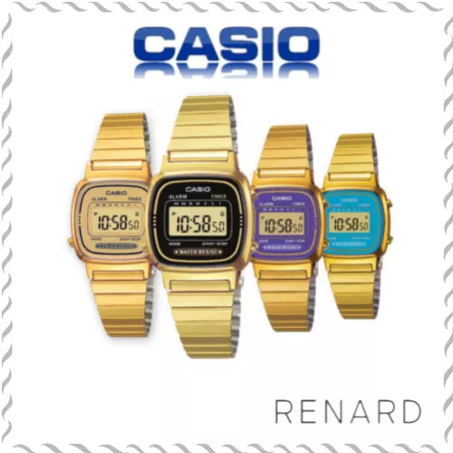 Orologio da Donna CASIO Vintage LA-670WG Gold Acciaio Dorato Classico Digitale