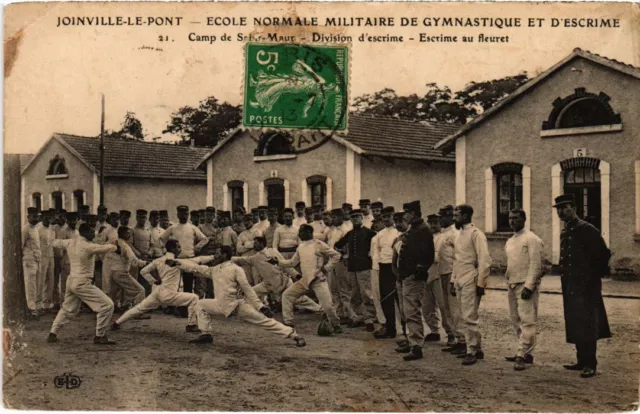 CPA AK Joinville le Pont Ecole Normale Militaire de Gymnast. FRANCE (1283406)