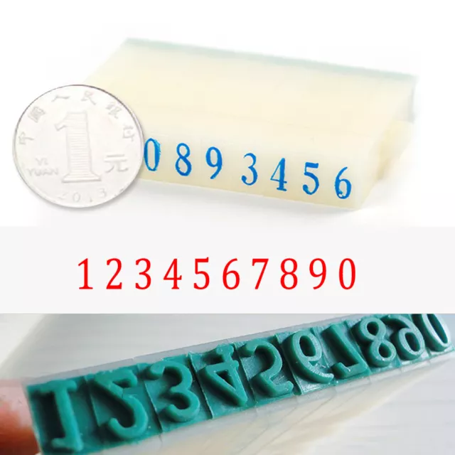 1 Set Diy English Alphabet Letter Number Rubber Stamp Free Combination  Crafts