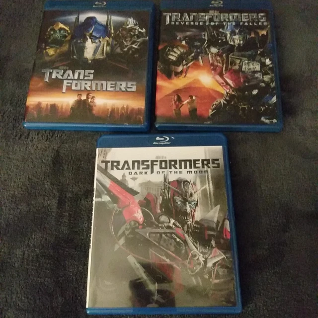 TRANSFORMERS BLURAY LOT 3 Movie Collection (Dark of the Moon, Revenge