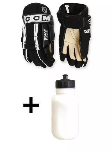 Gants de Hockey sur glace pour enfant taille 10" CCM + 1 Gourde