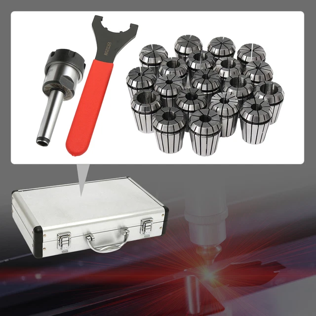 ER-Spannzangen-Satz 18-teilig 3−20 mm mit Abdichtung, ER32 | Hoffmann Group ER-Spannzangen-Satz 18-teilig 3−20 mm mit Abdichtung, ER32 | Hoffmann Group