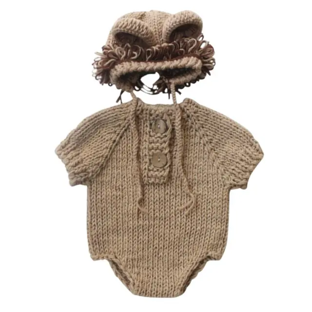 LF# Baby Photography Props Newborn Crochet Costume Outfits for Infant Boys Girl