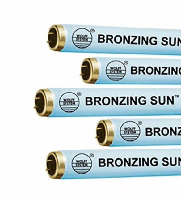 Wolff Bronzing Sun Plus F71 100W Bi Pin Tanning Bed Lamps 16-Pack Bulbs