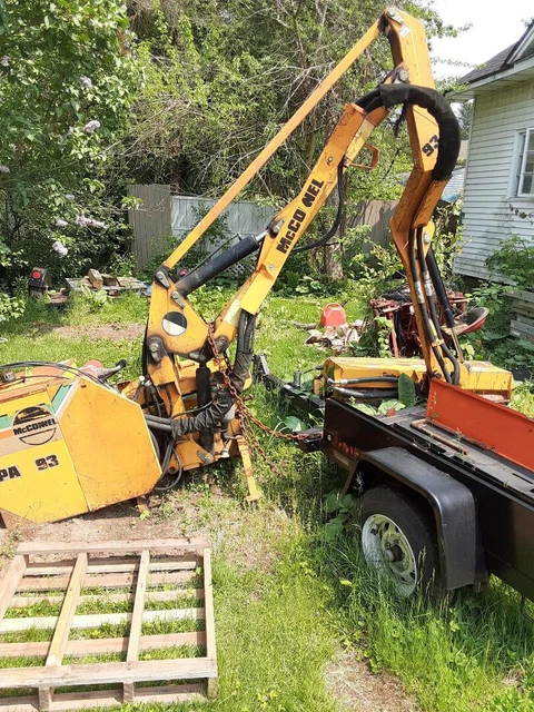 McConnel boom brush mower