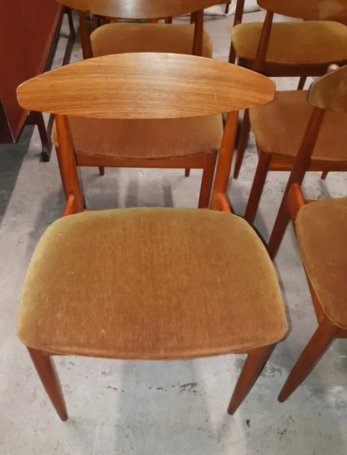 Vintage Set Of 6 G Plan Teak Chairs By Ib Kofod Larsen       Delivery Available 2