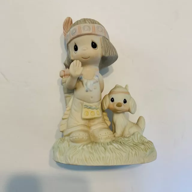 Precious Moments Jonathan & David “O How I Love Jesus” 1978 Religious Figurine