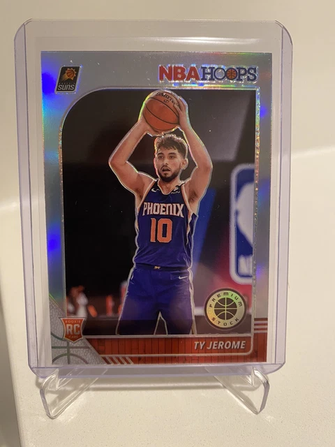 2019-20 NBA Hoops Premium Stock “Silver” Prizm Ty Jerome RC #219 Phoenix Suns