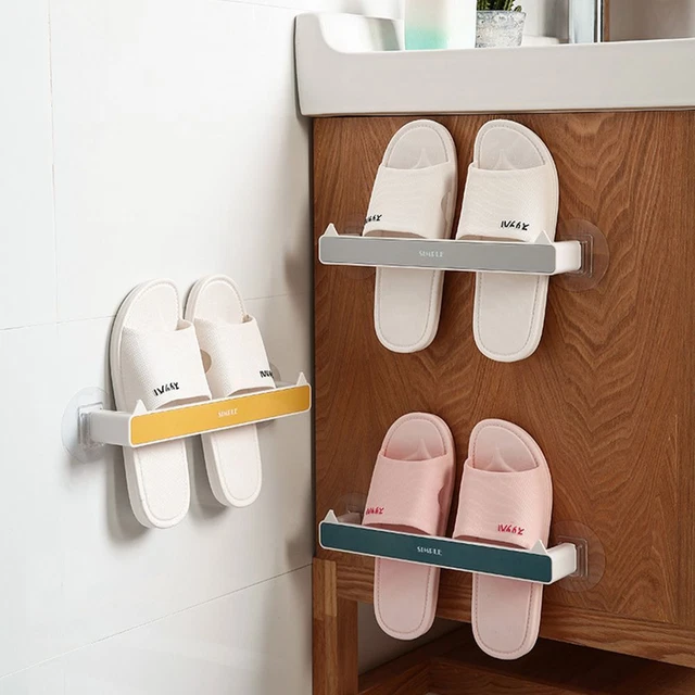 Shelf Multi-functional Storage Shelves Storage Rack Slipper Holder Wall Hanging