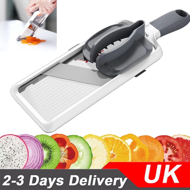 MULTI HANDHELD MANDOLINE Slicer Easy To Clean Safe Mandoline Food ...