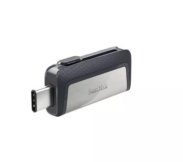 SANDISK Ultra USB Type-C & USB 3.1 Dual Memory Stick - 256 GB, Silver