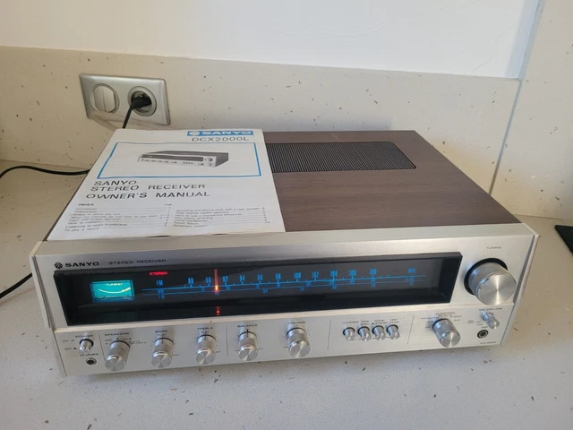 Ampli tuner sanyo dcx 8000 k 2 x 50 watts des vrais watts en ance