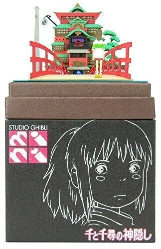 Original Ghibli Studio Spirited Away Paper Theater Large  Diorama/papercraft/miniature/home Decor Anime Film Scene Yubaba, Chihiro 
