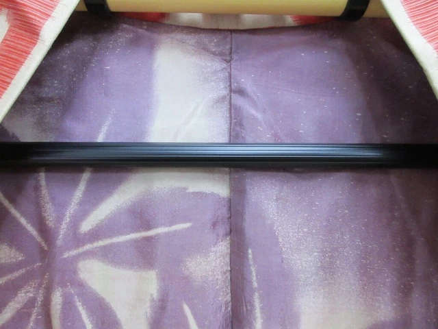8222B4 Silk Vintage Japanese Kimono Haori Jacket Kikkou Meisen 3