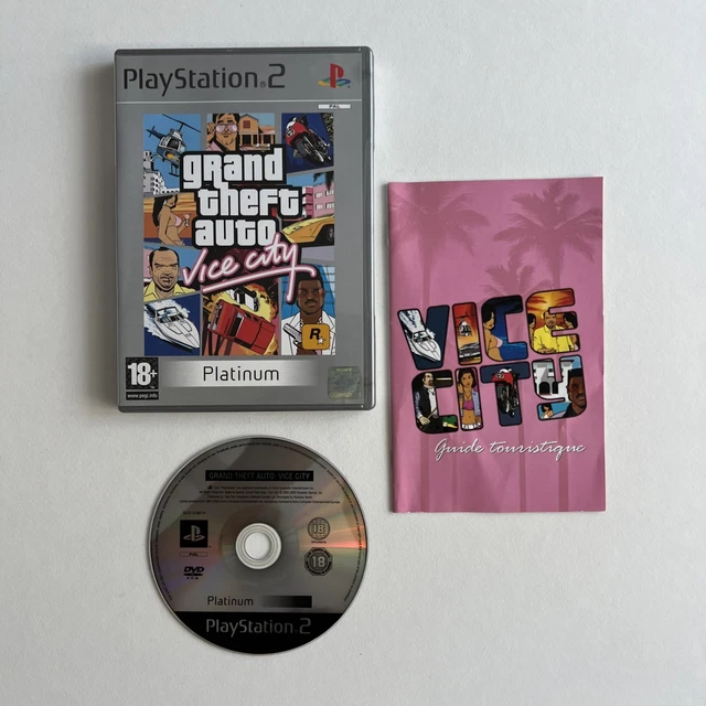 Sony PS2 - Grand Theft Auto Vice City - GTA - Complet PAL FR - Bon état